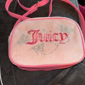 Juicy Couture Pink Crossbody Bag with Sporty Design